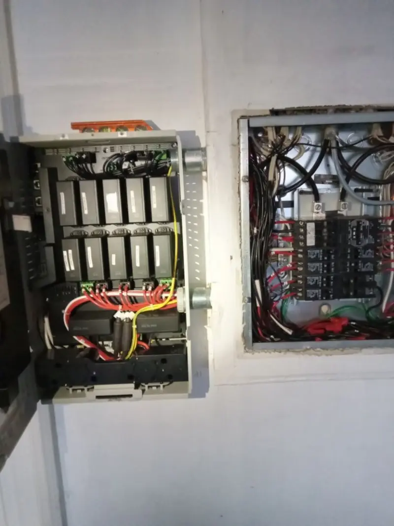 Electrical panel upgrade completed for Ring Doorbell Installation in Port Washington